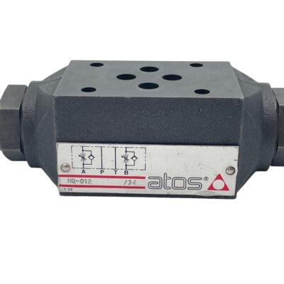 Atos HQ-012/U 10 Hydraulic Modular Flow Control Throttle Valve Double-Acting Out