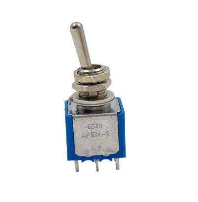 [9 Pcs] APEM APEM-2 5646 Toggle Switches DPDT ON-ON SWITCH