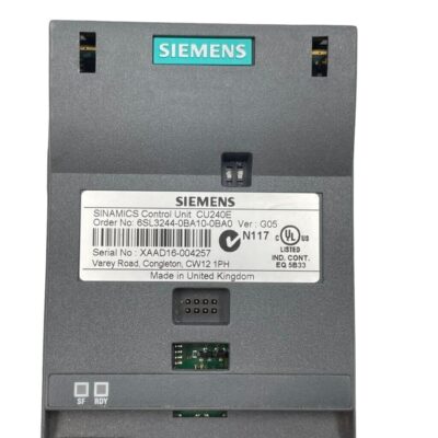 Siemens 6SL3244-0BA10-0BA0 6SL3 244-0BA10-0BA0 SINAMICS G120 Control Unit CU240E