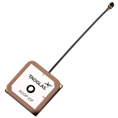 1x Taoglas AGGP.25F GPS/GLONASS/GALILEO 2 Stage Active Patch 25*25*7.4mm, 60mm