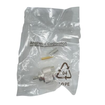 [4 Pcs] N1121A1-NT3G-223U-50 AMPHENOL BNC Straight Crimp Plug 50 Ohm