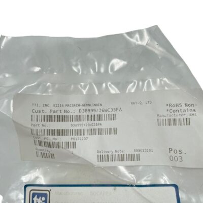 TTI D38999/26WC35PA Circular MIL Spec Connector