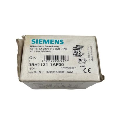 Siemens Contactor Relay 3RH1131-1AP00