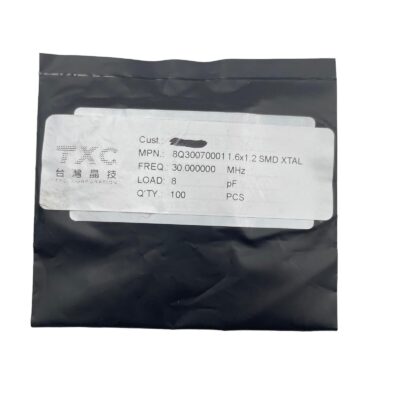 [100 Pcs] TXC 30.000000MHz 8Q30070001 1.6X1.2 SMD XTAL 8pF