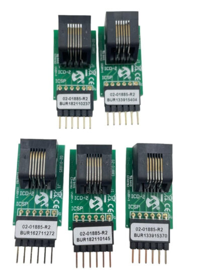 [5 Pcs] AC164110 Microchip Adapter RJ11 to ICSP