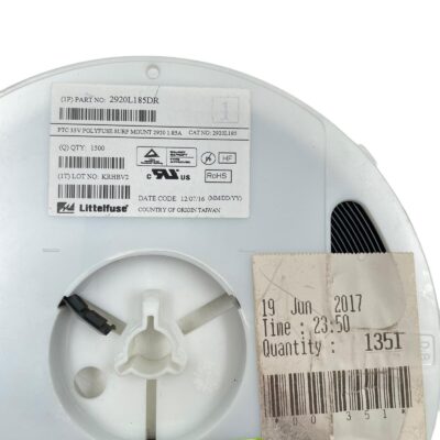 [1350 Pcs] 2920L185DR Littelfuse Resettable Fuses - PPTC 1.85A 33V 2920