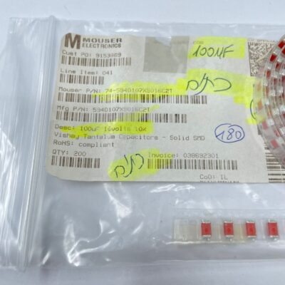 [180 Pcs] 594D107X9016C2T Vishay / Sprague 100uF 16volts 10%