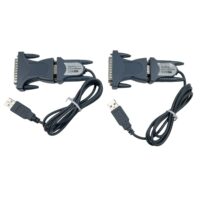 [2x Pcs] StarTech USB to Serial Adapter - 3 ft / 1m - DB9 to DB25 Pin Adapter