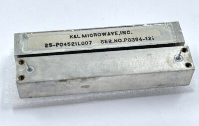 3PCS - K&L Microwave 25-P04521L007 Filter NOS Lot