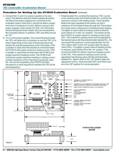HYTEK HY5610 Ceramic Hybrid IC Thermal Electric Temperature Controller