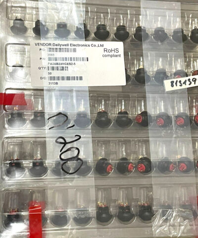 QTY 50 Lot - Dailywell PAS6B2M1CES2-5 Pushbutton Switch