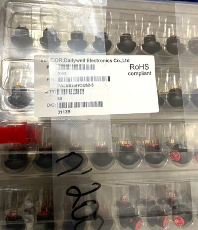QTY 50 Lot - Dailywell PAS6B2M1CES2-5 Pushbutton Switch