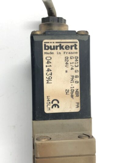 Solenoid Valve BURKERT 0413 G 6.0 NBR PA 041439W G1/4 4/2-way 24VDC 2W DN6