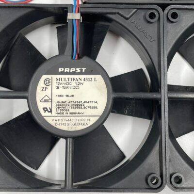 3X Papst Model 4312L Cooling Fan - 12VDC - From LeCroy 9300