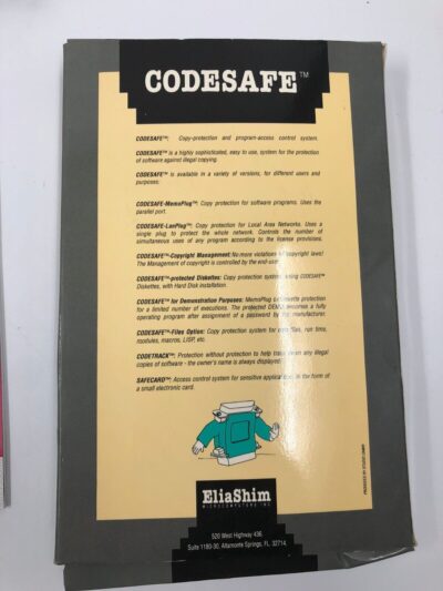 Eliashim Microcomputers MEMOPLUG KCC DN-25S Software Protection CodeSafe