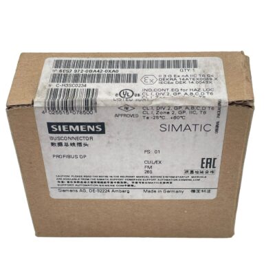 Siemens 6ES7972-0BA42-0XA0 Bus Connector New 6ES7 972-0BA42-0XA0/