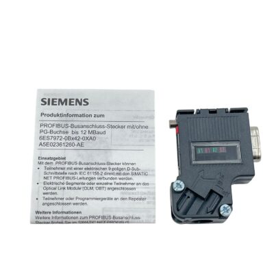 Siemens 6ES7972-0BA42-0XA0 Bus Connector New 6ES7 972-0BA42-0XA0/