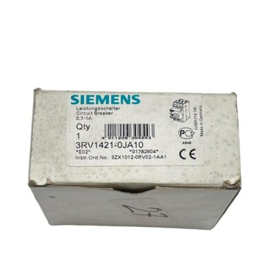 New Siemens 3RV1421-0JA10 3RV1 421-0JA10 SIRIUS Circuit Breaker