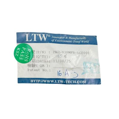 [4 Pcs] PWJ-03PMFB-LC8001 Amphenol LTW Circular Connector PWR