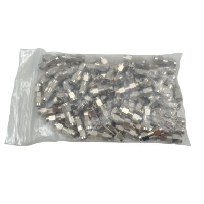 [50 Pcs] ADP-SMAM-SMAM TE Connectivity Male Pin To SMA Plug, Male Pin 50 Ohms