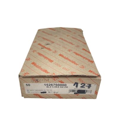5X Pcs WeidMuller 1526760000 Pluggable Terminal Block, 5 Contact, 26-12AWG