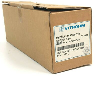3500 X Pcs - Vitrohm 68K 0.6W 1Ω Metal Film Resistor - MF0207 - Part 497-0