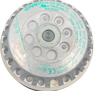 EBM PAPST R2E225-BE51-09 AC MOTORIZED IMPELLER & RA2000/44-206S Run Capacitor