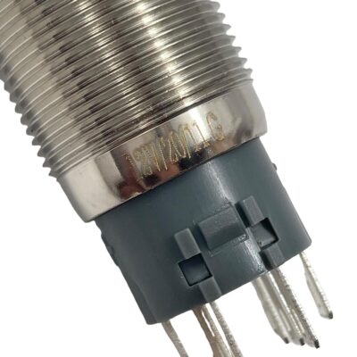 [58 Pcs] 12V/20/11G 12V Push Button Momentary Switch with Green LED Ring