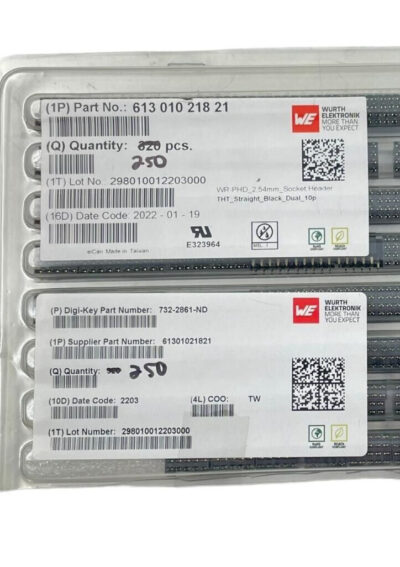 [250 Pcs] 613 010 218 21 Wurth Elektronik Board-to-Board Connectors