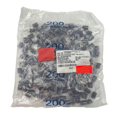 [200 Pcs] UPJ2A330MPD6TD Nichicon Leaded 33UF 100V 20%