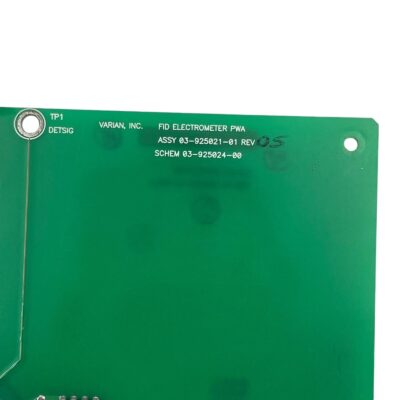 Bruker 430-GC Varian Gas Chromatograph FID PWA 03-925021-01 PCB Board