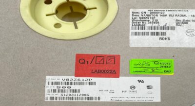 [485 Pcs] V82ZS12P Littelfuse Varistors 4500A 2500pF