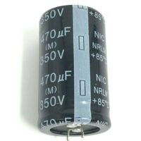 Lot of 45 Capacitor NRLM NRLM471M350V30X50F 470uF 350V ELEC Size: M 30x50mm