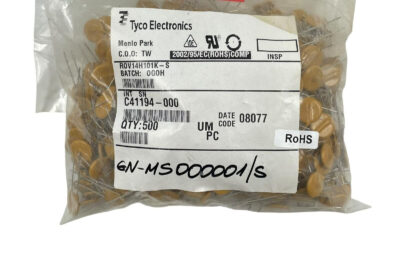 [500 Pcs] ROV14H101K-S Tyco VARISTOR 100V 6KA DISC 14MM