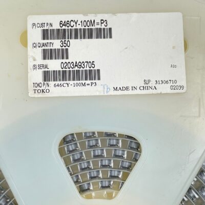 QTY 300 Toko 646CY-100M=P3 Ind Power Shielded Wirewound 10uH 20% 100KHz 1.63A