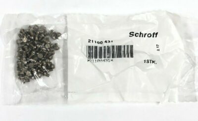 (1200 PCS) NVENT SCHROFF 21100-431 1TSK Cheese Head Screw, M2.5 x 4