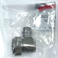 1x RAYCHEM TXR40AB90-1406BI , CONNECTOR BACKSHELL ADPT SZ 15D OLIVE