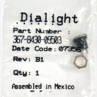 (LOT OF 6) 367-8430-09-503 DIALIGHT Panel Mount Lamp Socket