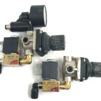 2 Unit CAMOZZI M004RS08 PRESSURE REGULATOR Solenoid valve +1 Unit FR 400 GAUGE