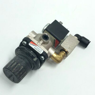 2 Unit CAMOZZI M004RS08 PRESSURE REGULATOR Solenoid valve +1 Unit FR 400 GAUGE