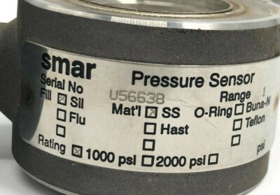 SMAR Pressure Sensor 10000 PSI SIL SS U56638 F56638-L 2Way