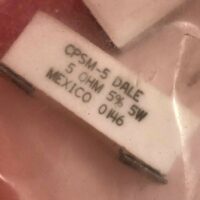 (15 PCS) Vishay DALE CPSM-5 4 5% Wirewound Resistors - SMD 4ohms