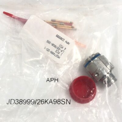 Amphenol Aerospace D38999/26KA98SN Circular MIL Spec Connector & PINS/TOOL