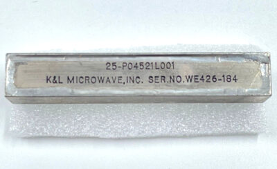 1PCS - K&L Microwave 25-P04521L001 Filter NOS