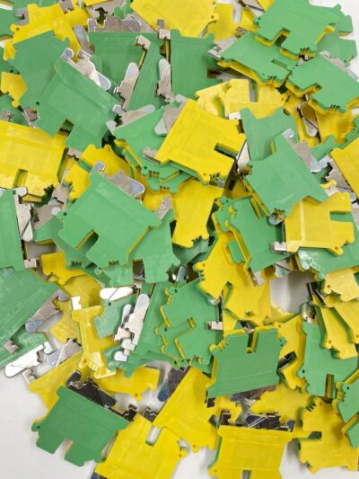 100x Phoenix Contact USLKG 3 Protective Conductor Terminal 0441083