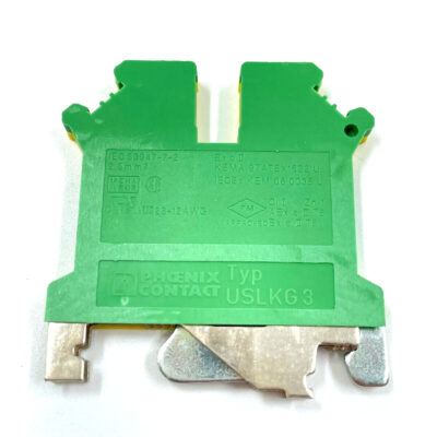 100x Phoenix Contact USLKG 3 Protective Conductor Terminal 0441083