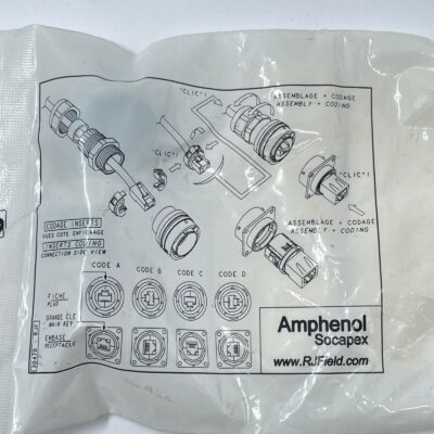1x RJF21G Amphenol Socapex RJF21G Modular Coupler Connector Jack, 8p8c (RJ45)