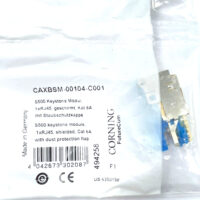 4X EA S500 Cat.6 Module 1xRJ45 S500System - RJ45 8(8) jack CAXBSM-00104-C