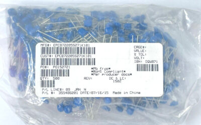 500Pcs - EPCB72205S271K101 EPCOS / TDK Varistors 275VAC 10% 5mm