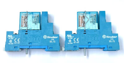 2X Finder Type: 40.52 Relay with Finder Type: 95.75 Base